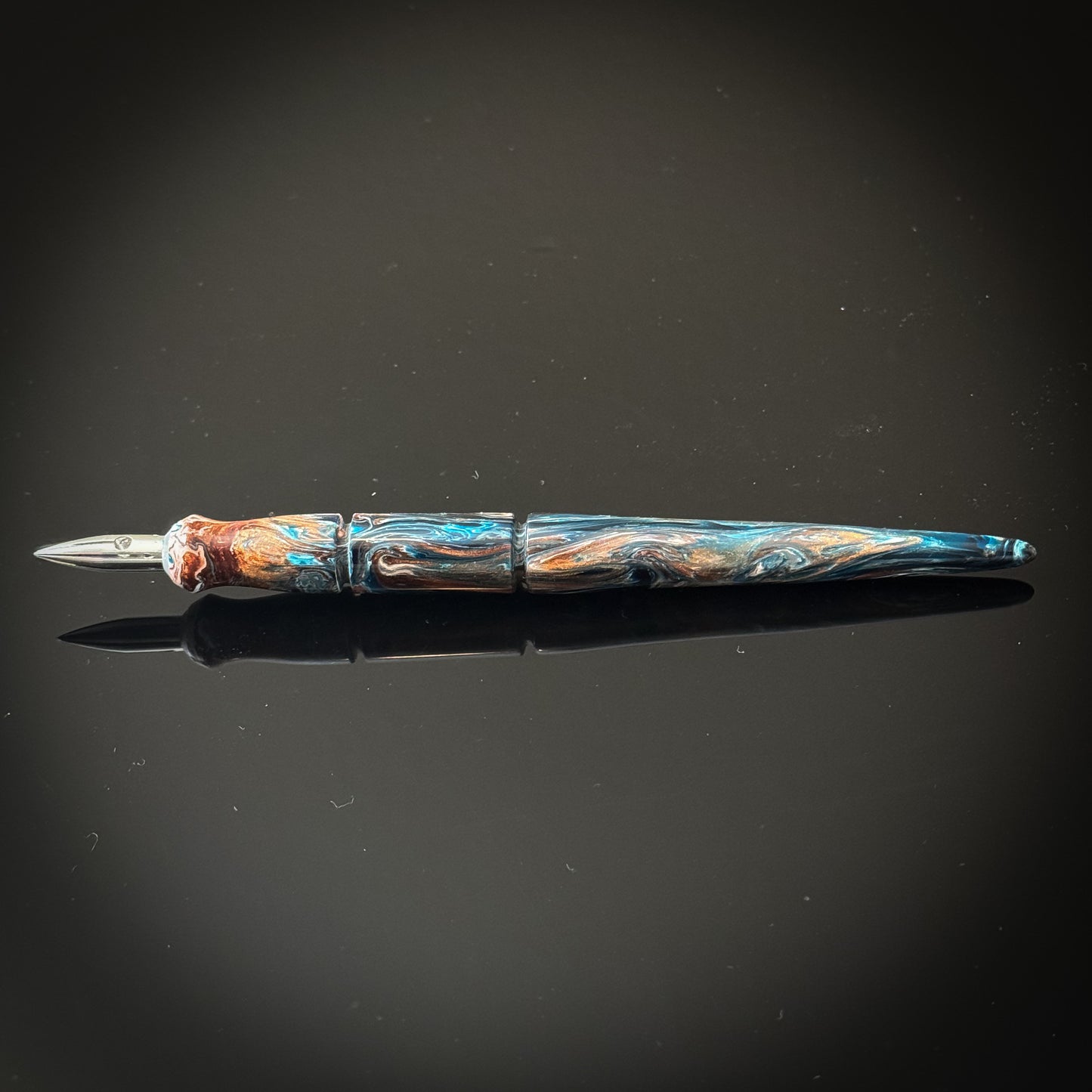 Achilles Teal Contoured Nib Holder