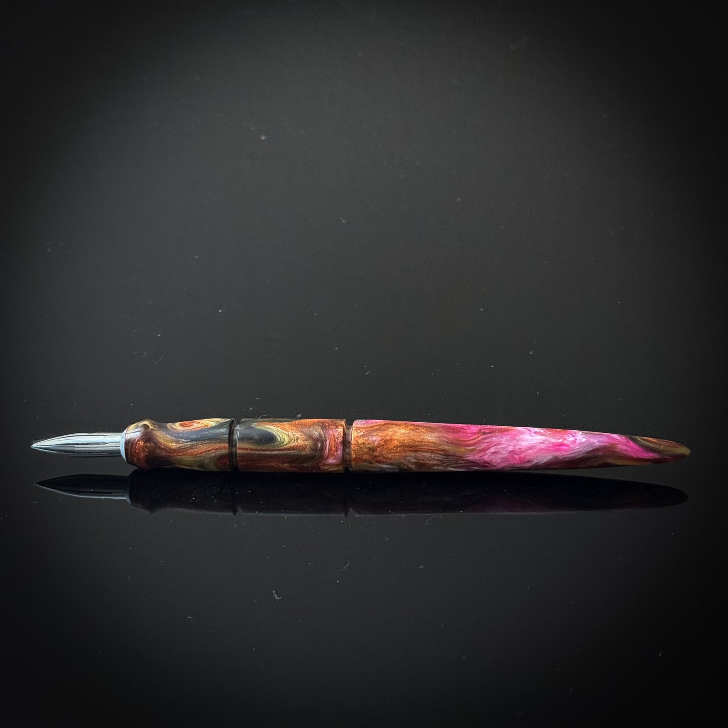 Tea Garden Contoured Nib Holder - Semi Gloss Finish