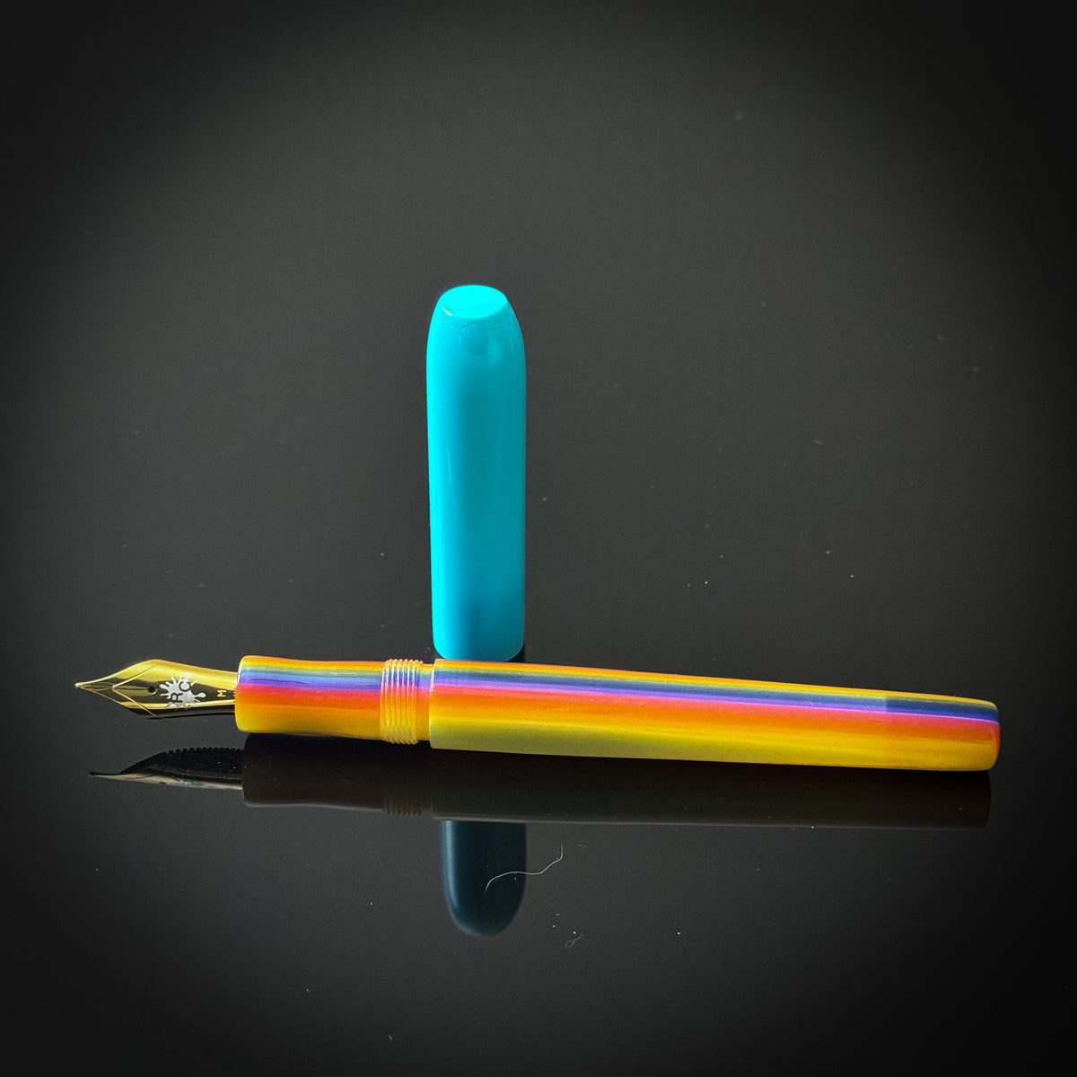 Rainbow Striped Morningside Model - Jowo Nib