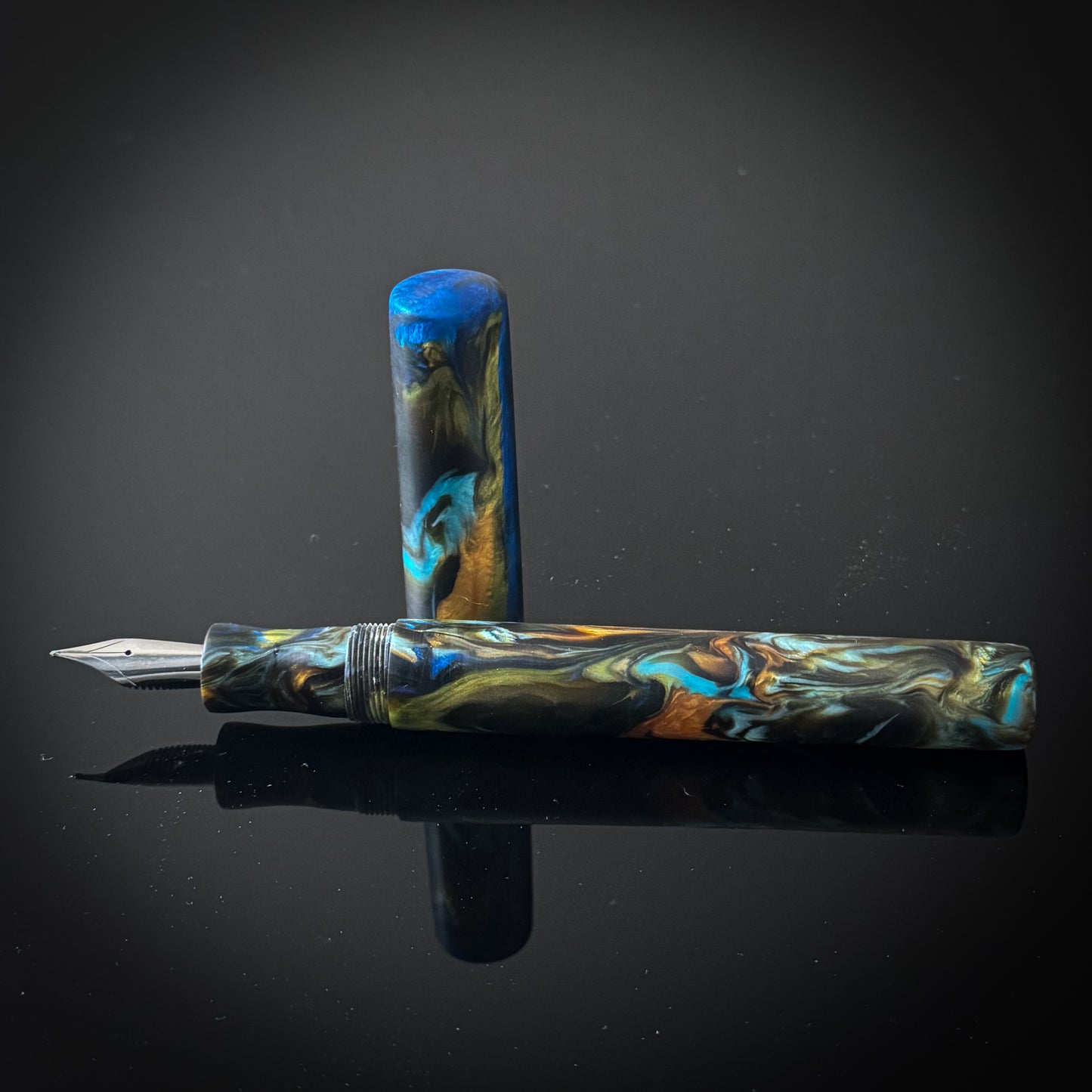 Mikey 22 Extra Long Arlington Fountain Pen Low Lustre Finish - Jowo nib