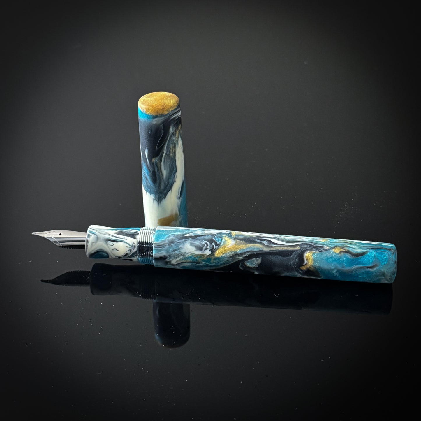Impressions Extra Long Arlington Fountain Pen Low Lustre Finish - Jowo nib
