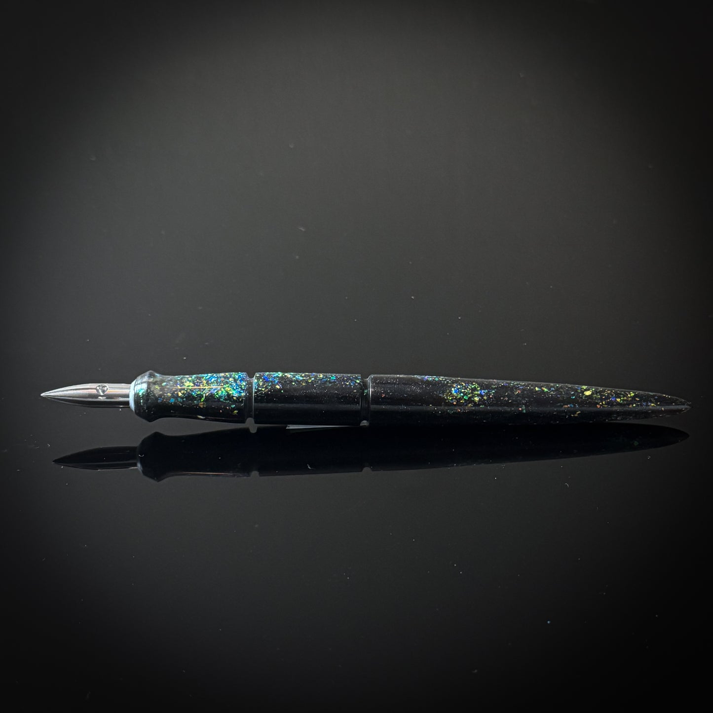 Black with Sparkle Contoured Nib Holder