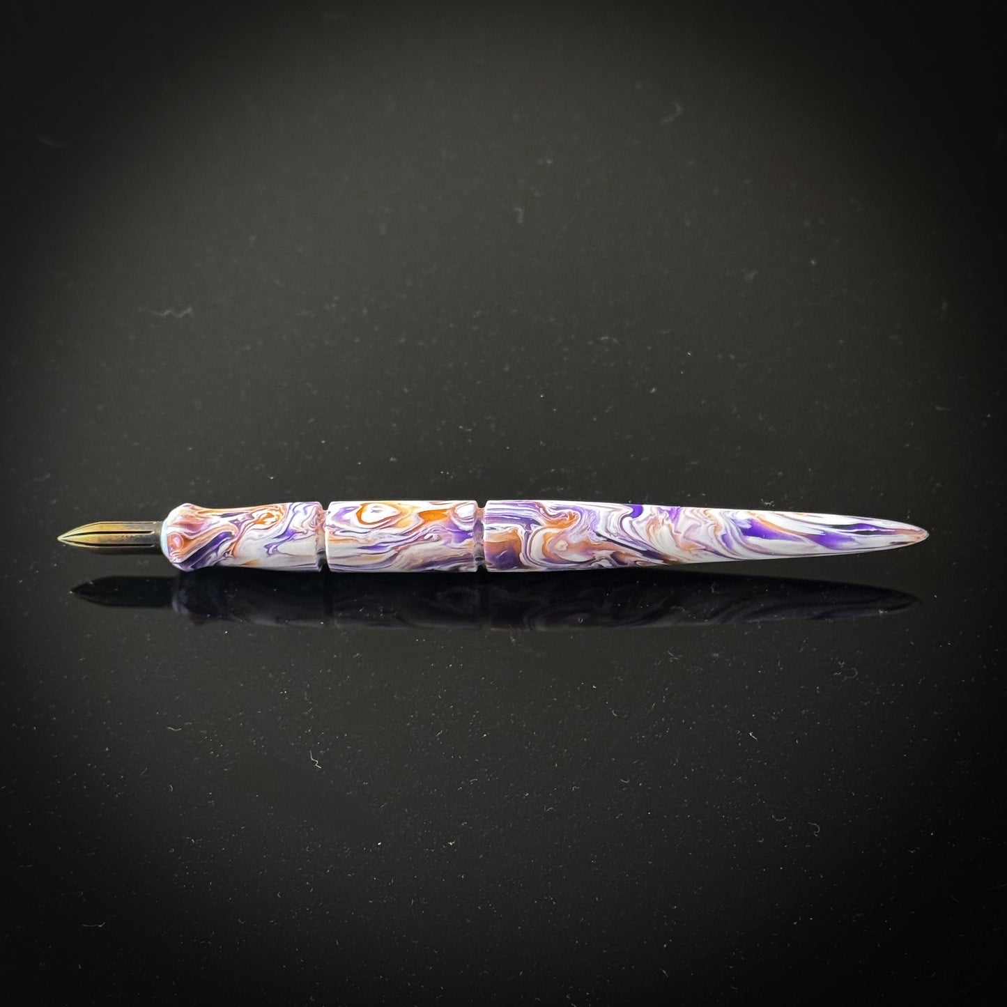 Amertine Contoured Nib Holder. Low Lustre Finish