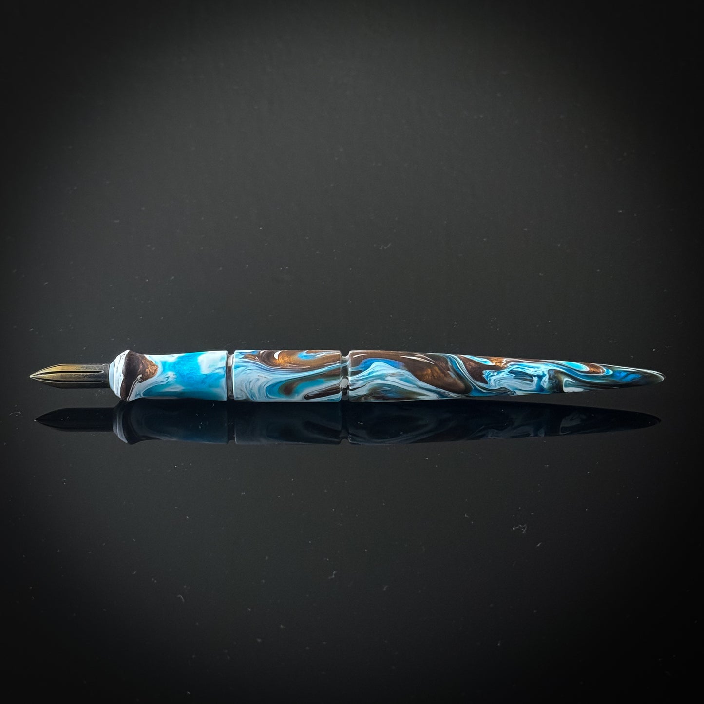 Tidefall Ridge Contoured Nib Holder - Low Lustre Finish