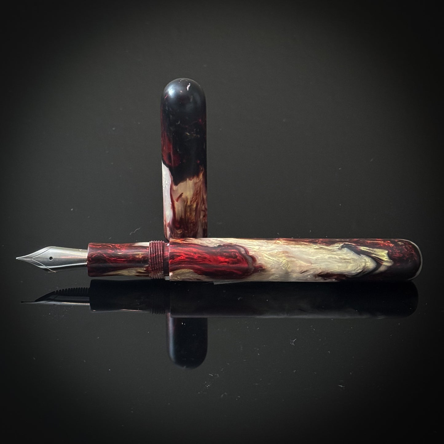Cinder and Smoke Elliott Model Semi Gloss Finish - Jowo Nib