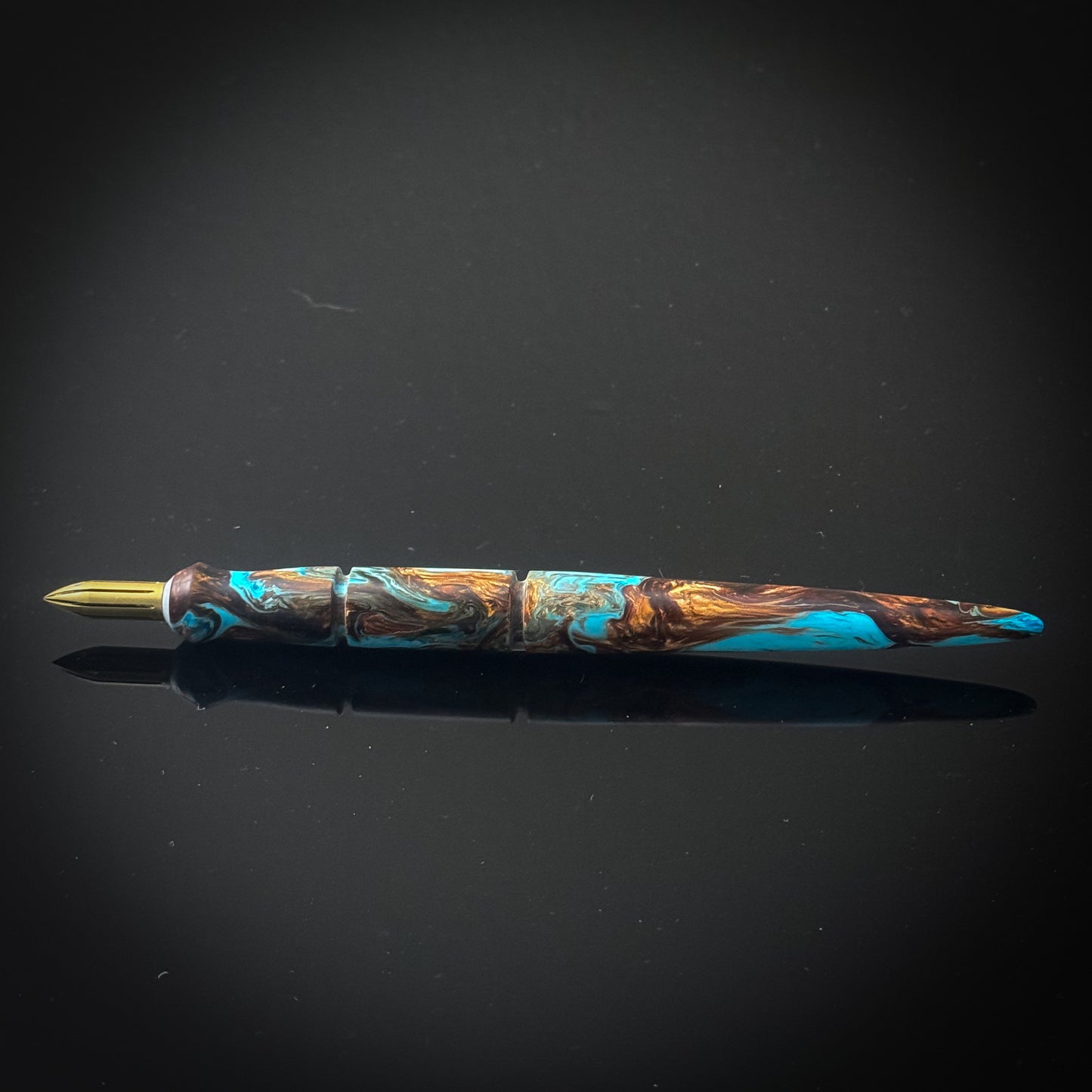 Acadian Driftwood Contoured Nib Holder -Semi Gloss Finish