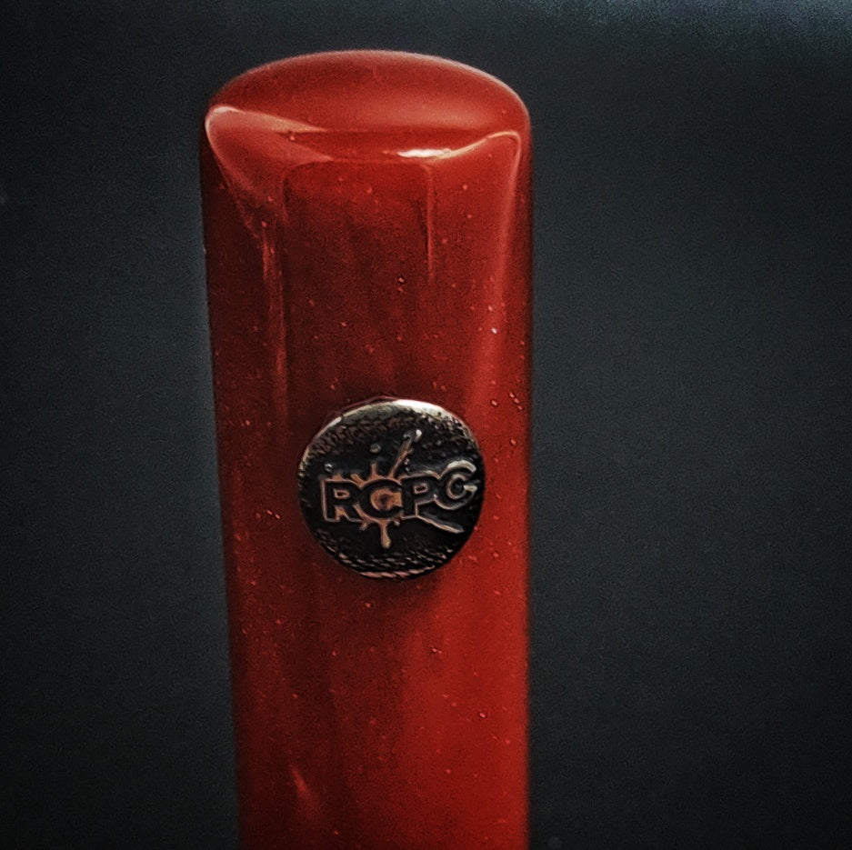 Ercolano Red and Armenian Crimson Westwood Model With Rollstop - Bock Nib