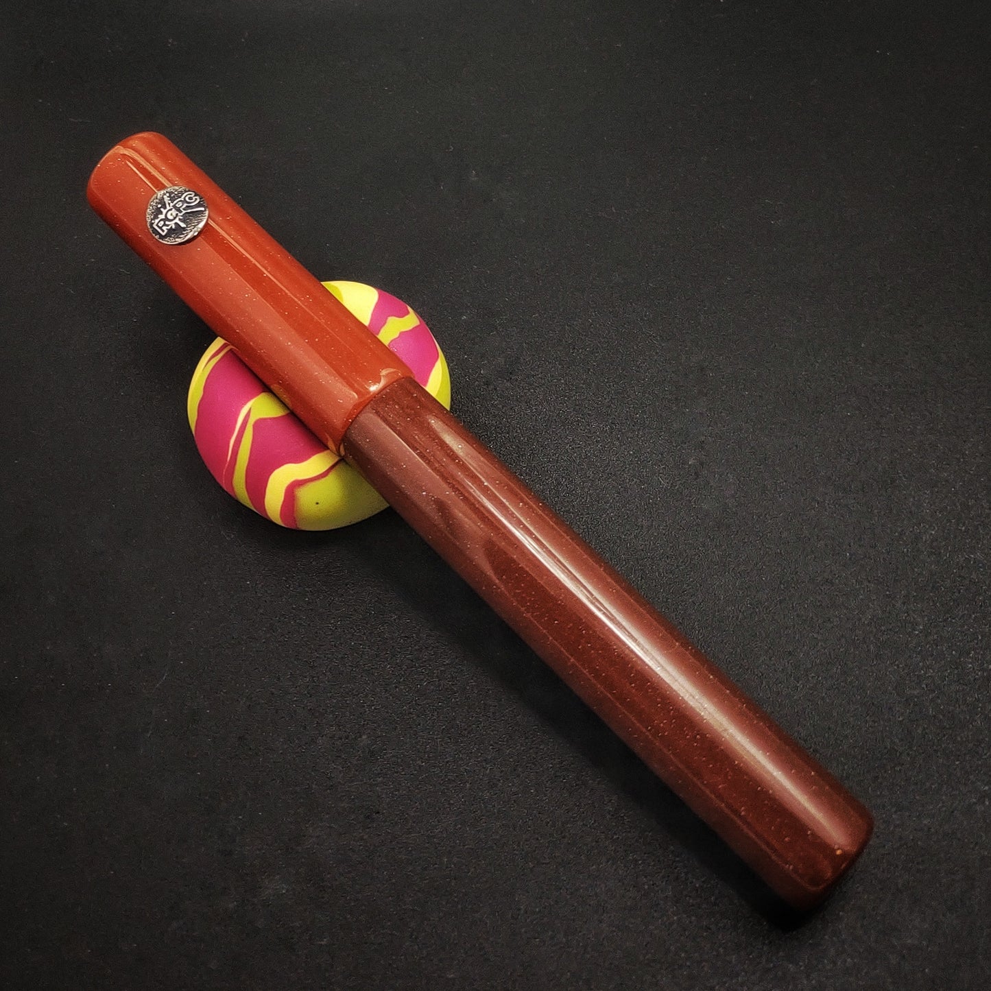Ercolano Red and Armenian Crimson Westwood Model With Rollstop - Bock Nib