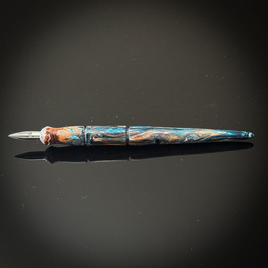 Achilles Teal Contoured Nib Holder