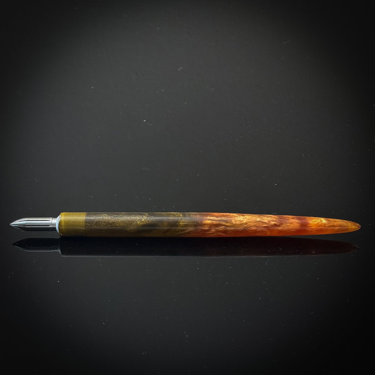 Orange and Bronze Slim Style Nib Holder