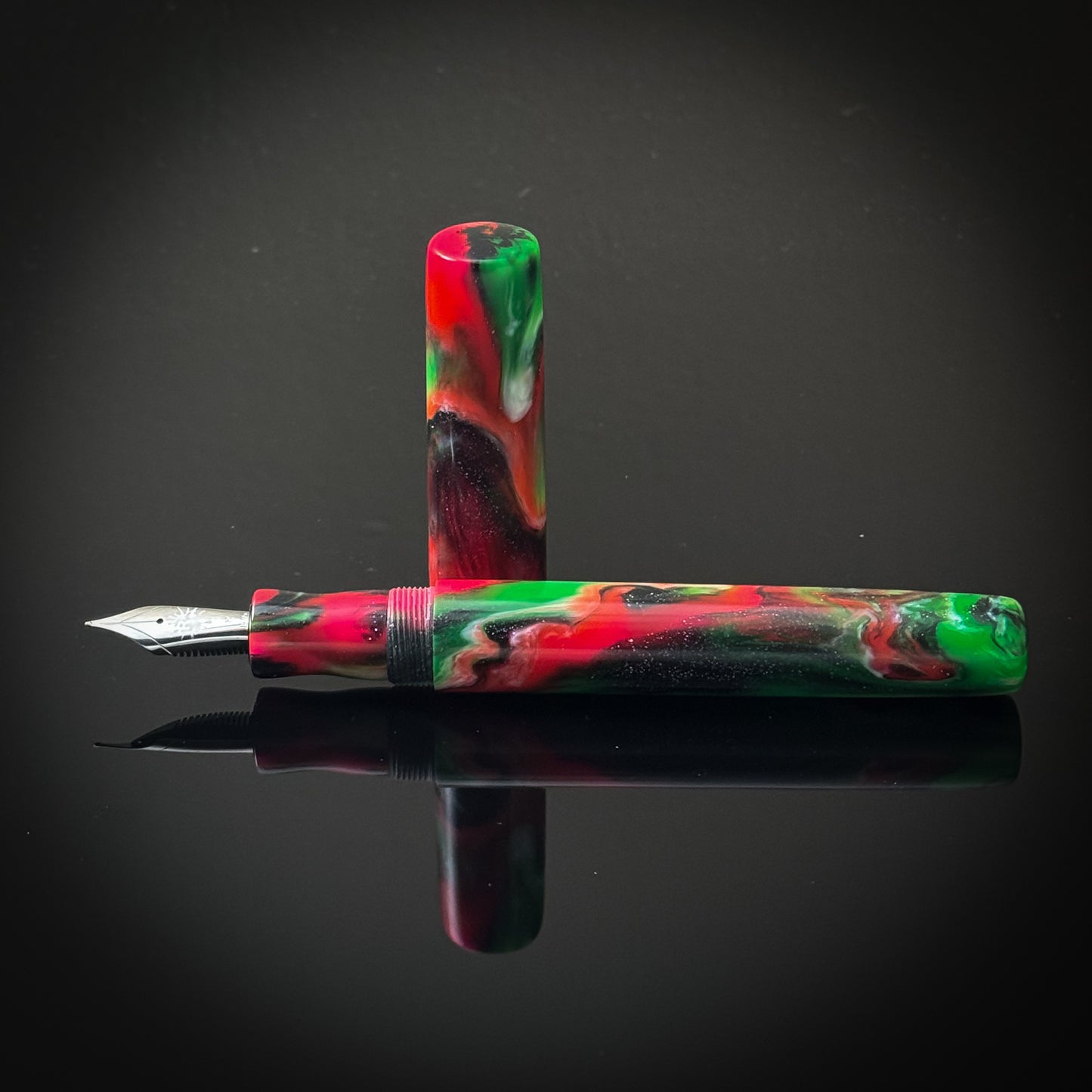 Galactic Melonfront Arlington Fountain Pen - Jowo Nib