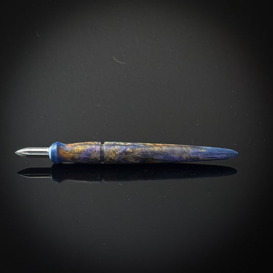 Purple and Bronze Mini Nib Holder - Semi Gloss Finish