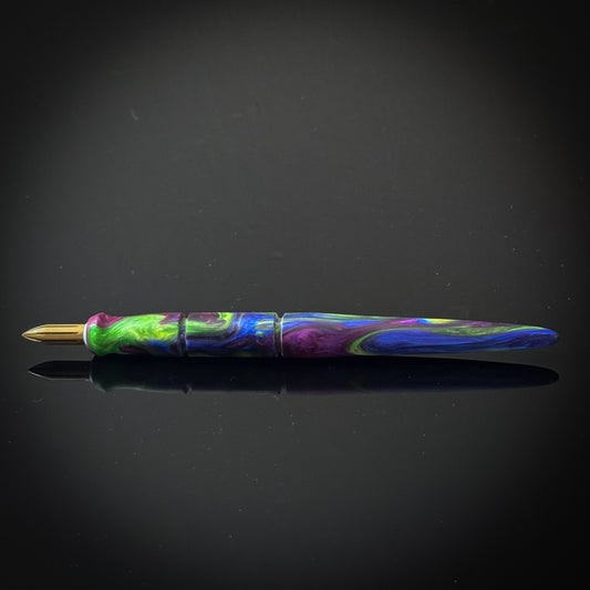 Reader Beware Contoured Nib Holder -Low Lustre Finish