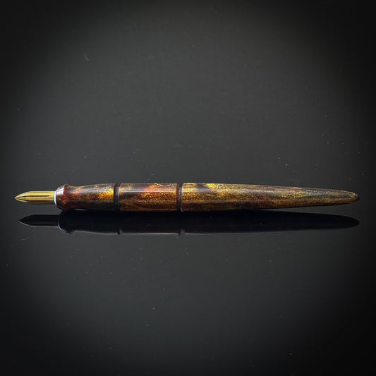 Fire Agate Contoured Nib Holder