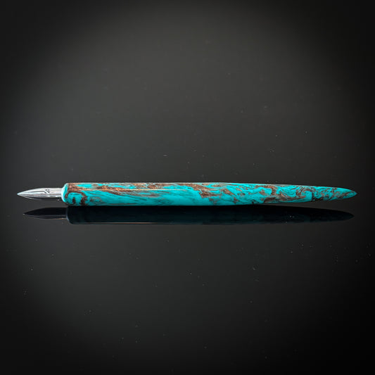 Teal and Bronze Slim Style Nib Holder