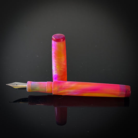 Coral Lovers  OPAREX Westwood Model with Cherry Lovers Accents -  Jowo Nib