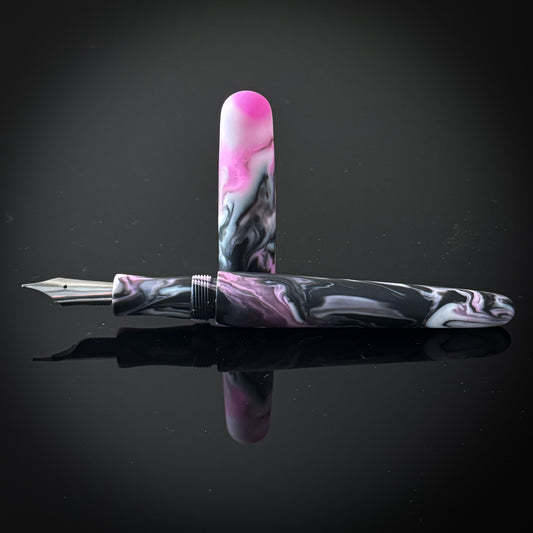 Dragonfruit  Delight Shadyside Model  Low Lustre Finish  -  Bock Nib