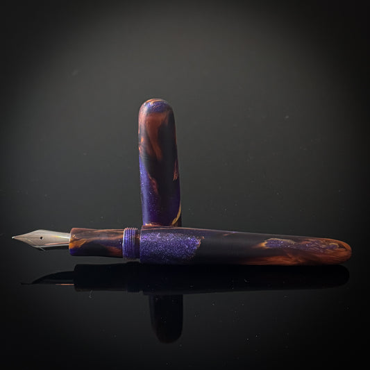 Amethyst Geode Shadyside Model  Low Lustre Finish - Jowo Nib