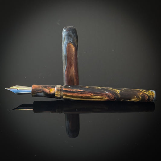 Precious Metals Morningside Model Low Lustre Finish -Bock Nib