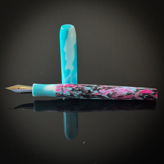 Galactic Taffy and Mermaids Breath Morningside Model - Jowo Nib