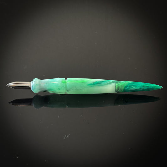 Green and White Mini Nib Holder