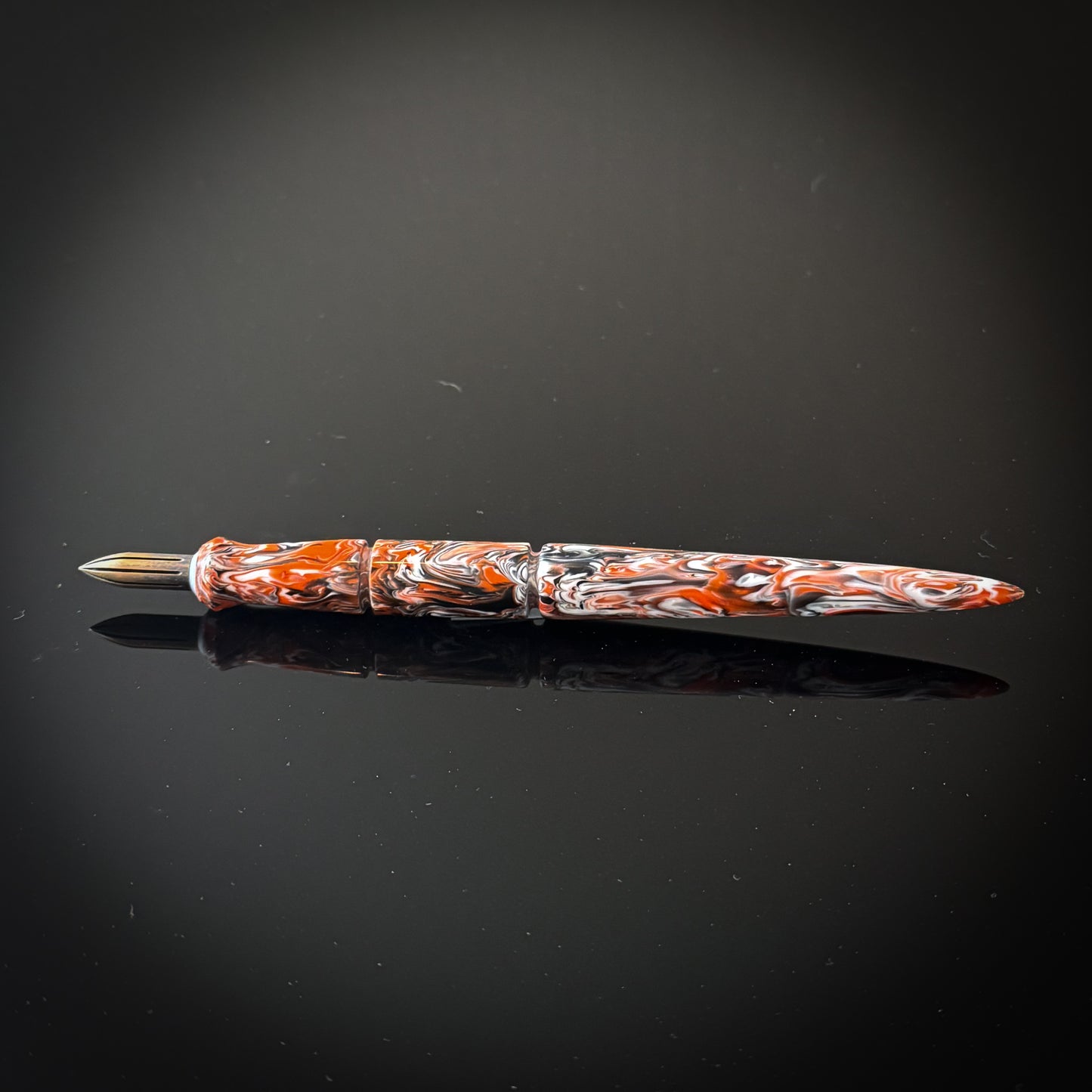 Orange, White, Black Contoured Nib Holder