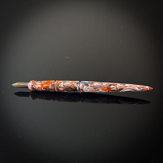 Orange, White, Black Contoured Nib Holder