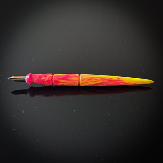 Pink snd Yellow Contoured Nib Holder