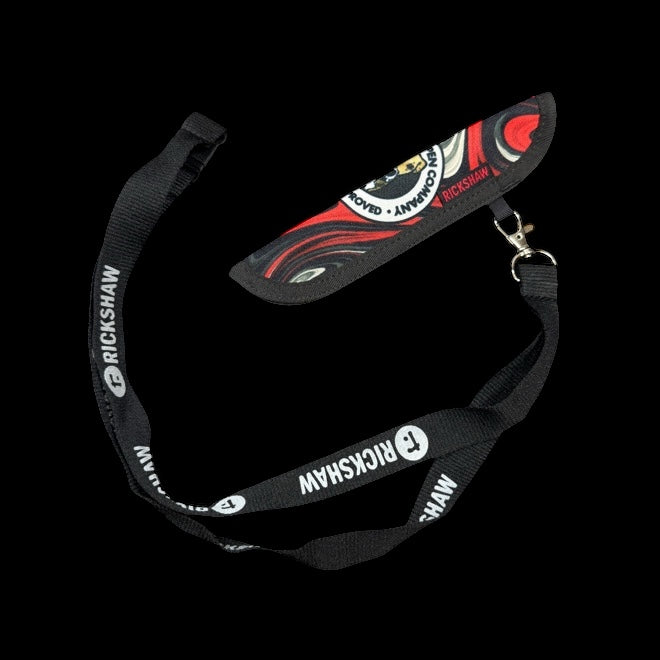 Shop Dog Approved Single Pen Lanyard  - Red