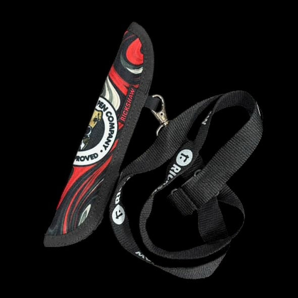 Shop Dog Approved Single Pen Lanyard  - Red