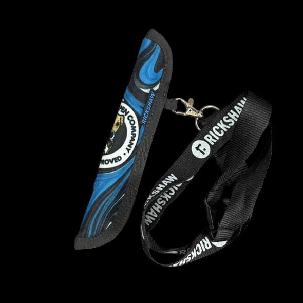 Shop Dog Approved Single Pen Lanyard  - Blue