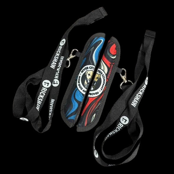 Shop Dog Approved Single Pen Lanyard  - Blue