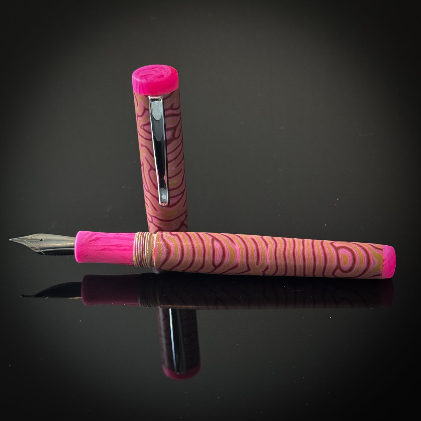 Pink CrazyFiber Fineview Model -  Jowo Nib