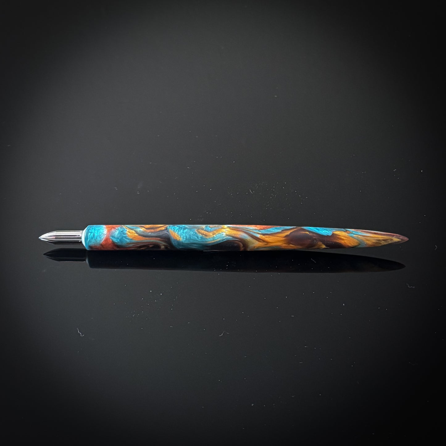 Emerald Caverns Slim Style Nib Holder - Low Lustre Finish