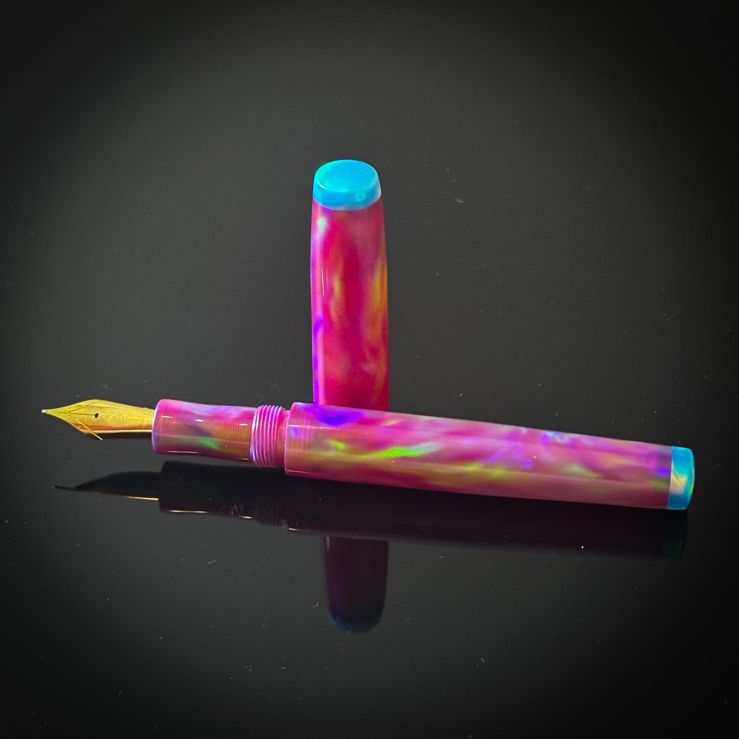 Aurora Violet OPAREX with Dreamy Rakaia Westwood Model -  Jowo Nib