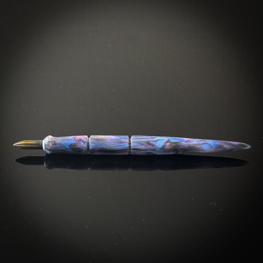 Abalone Contoured Nib Holder - Low Lustre Finish