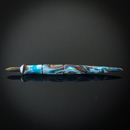 Tidefall Ridge Contoured Nib Holder - Low Lustre Finish