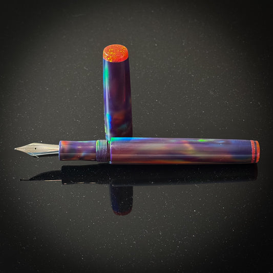 Violet Dreams OPAREX with Red Glitter Opal  Accents Westwood Model -  Jowo Nib