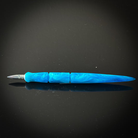 Bright Blue Contoured Nib Holder