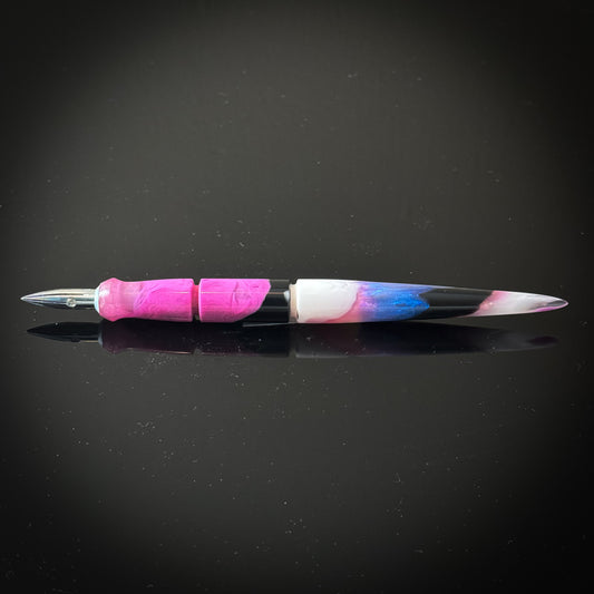 Purple Boho Contoured Nib Holder