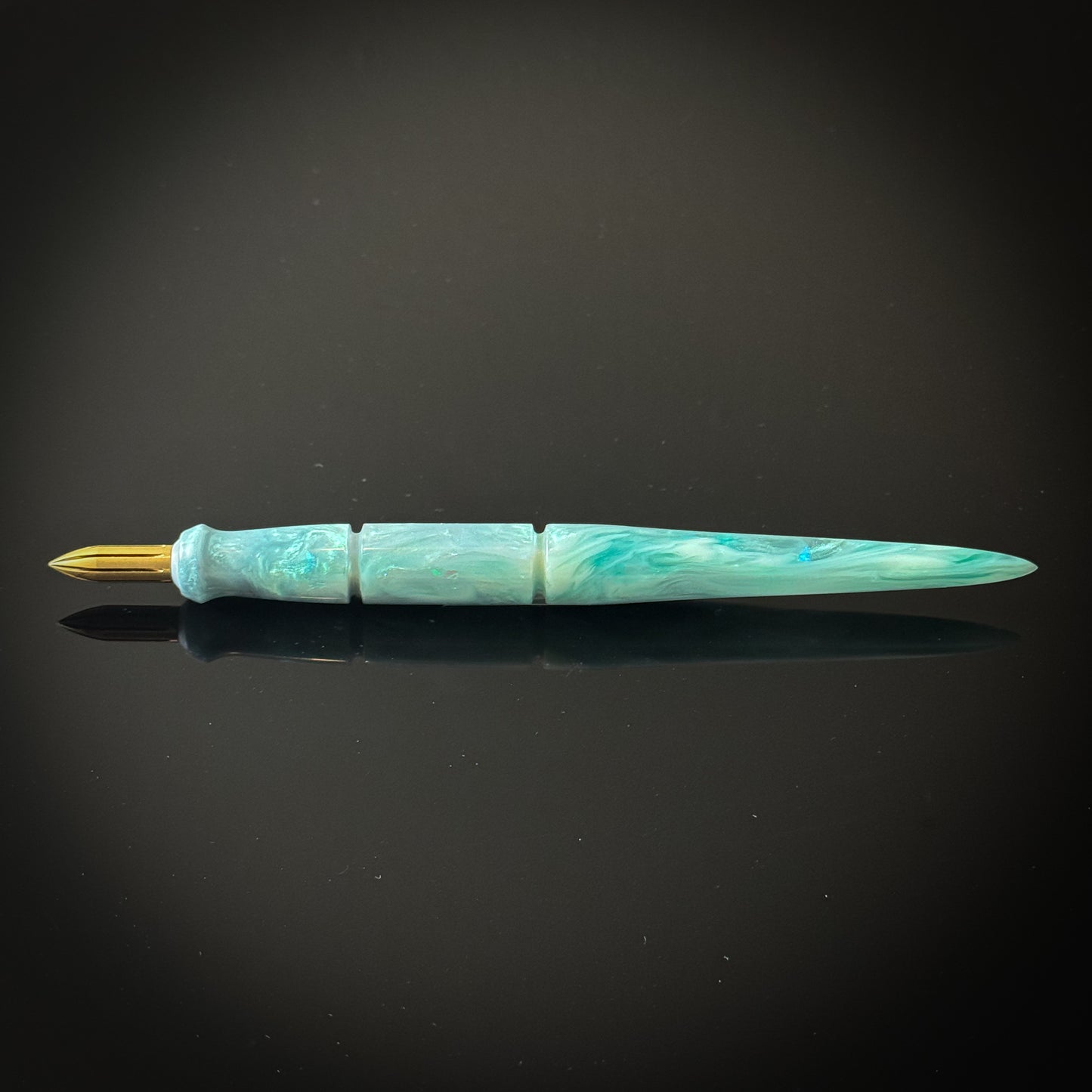 Amazonite Mermaid Contoured Nib Holder