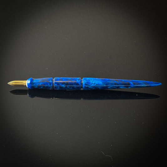 Blue Eclipse Contoured Nib Holder