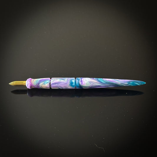 Purple Rain Contoured Nib Holder - Low Lustre Finish