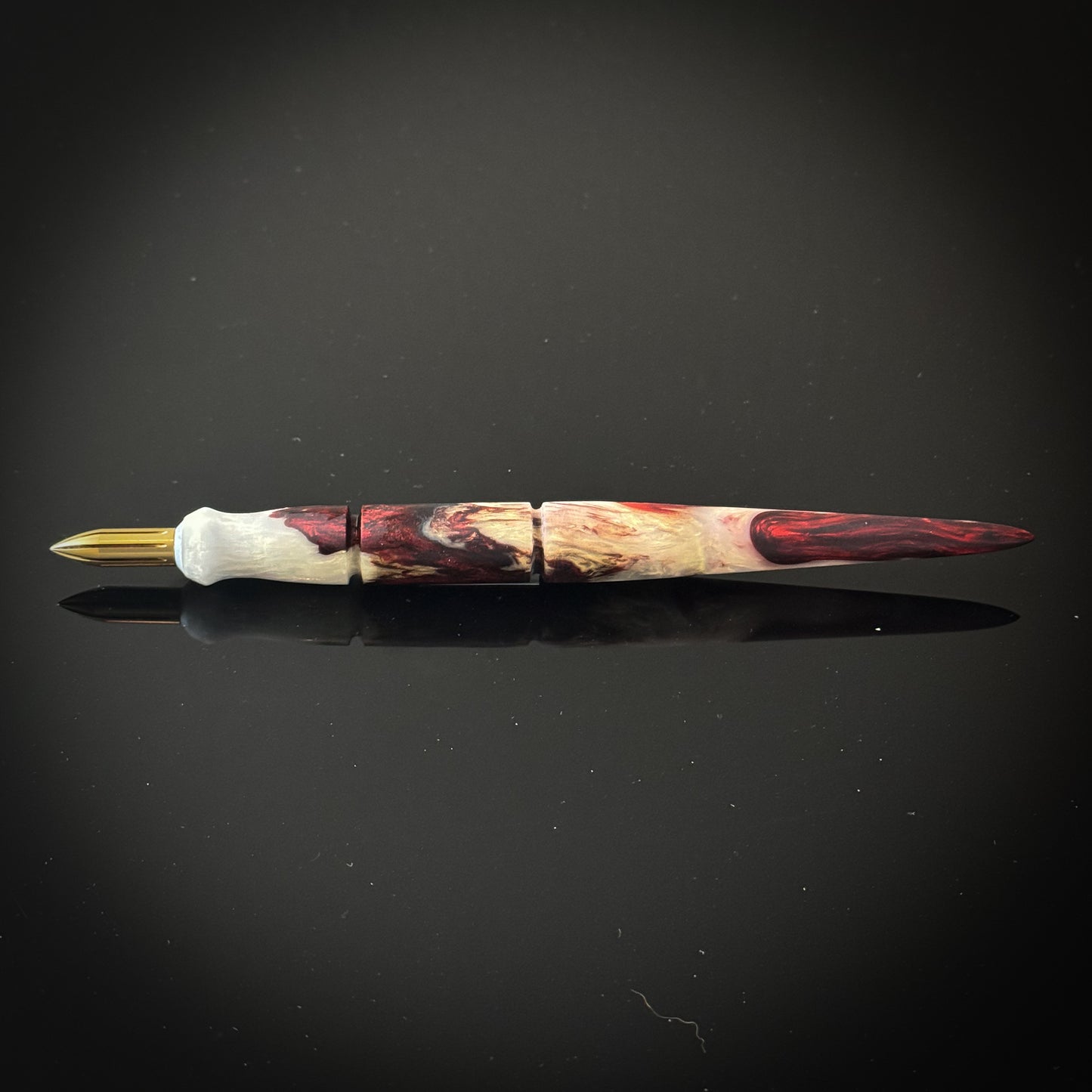 Cinder And Smoke Contoured Nib Holder - Low Lustre Finish