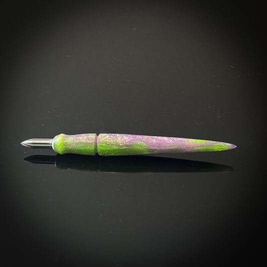 Green and Purple Sparkle Mini Nib Holder