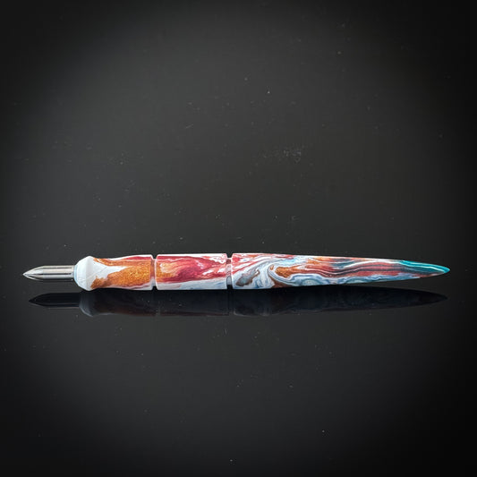 At the Edge of Autumn Contoured Nib Holder - Low Lustre Finish