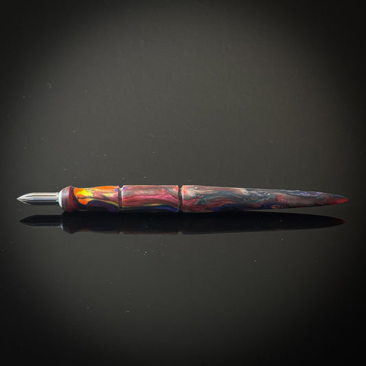 Ismenian Dragon Contoured Nib Holder - Low Lustre Finish