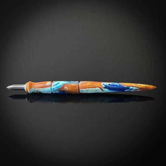 Wishing Well Contoured Nib Holder - Low Lustre Finish