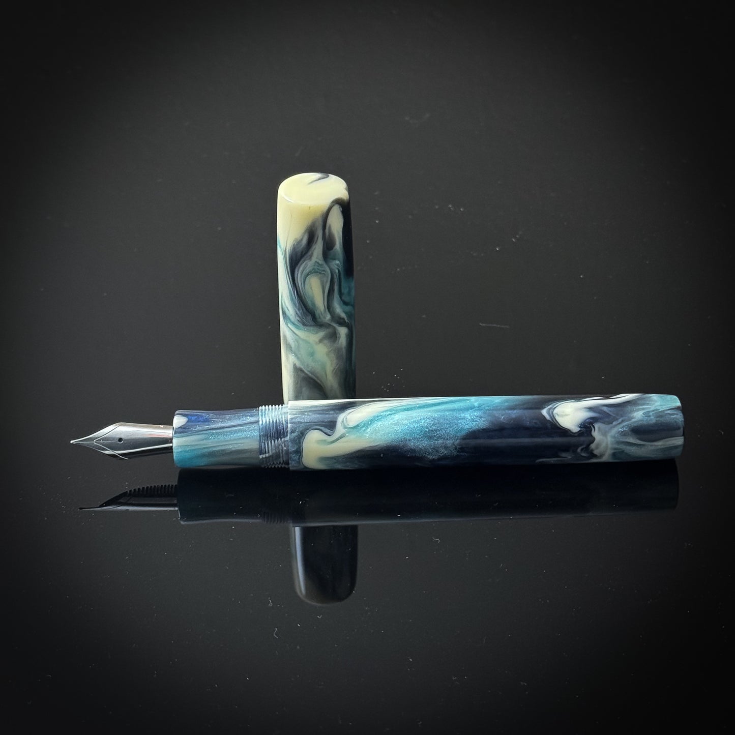 Tahoma Extra Long Arlington Fountain Pen  Low Lustre Finish - Jowo nib