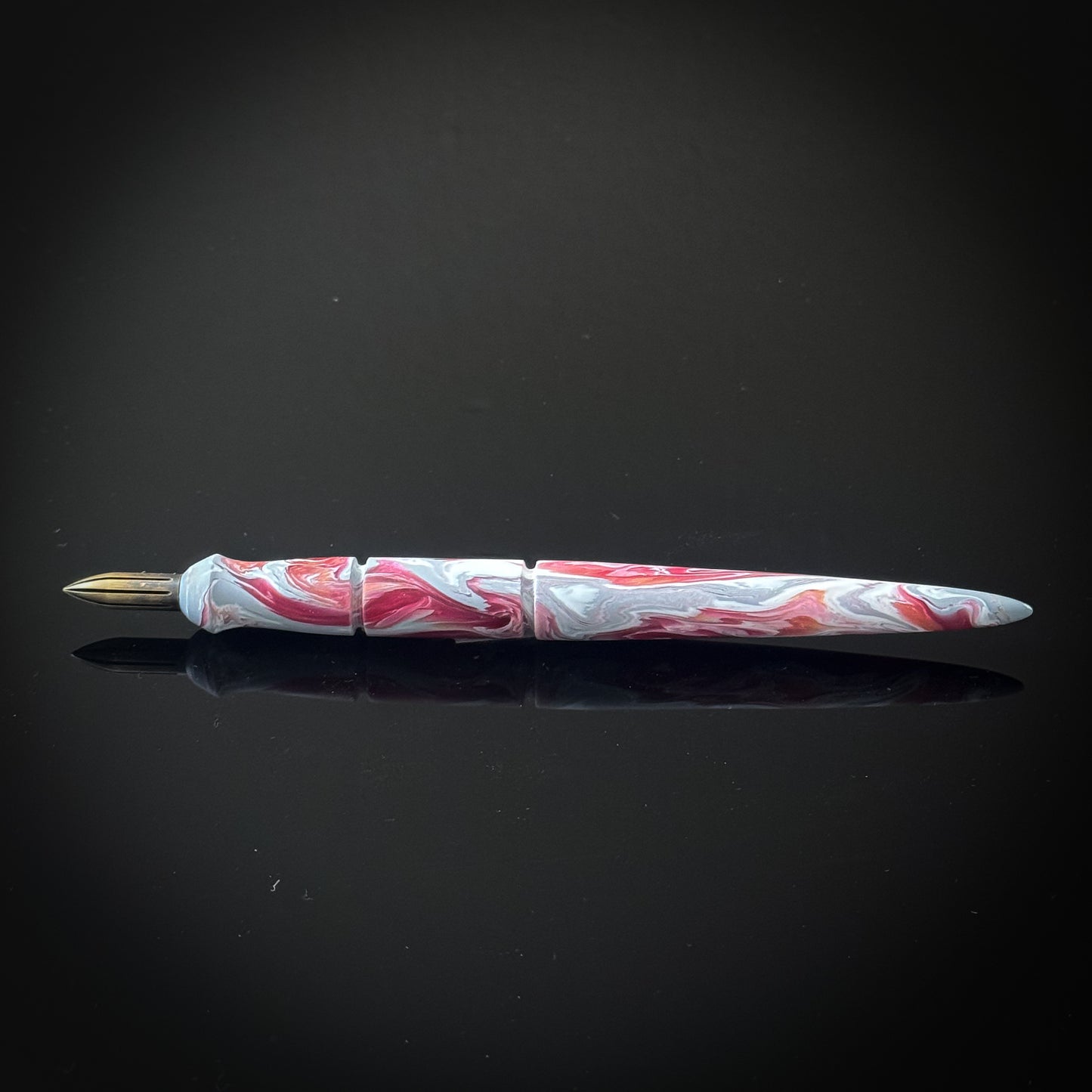 Inca Rose Contoured Nib Holder Low Lustre Finish